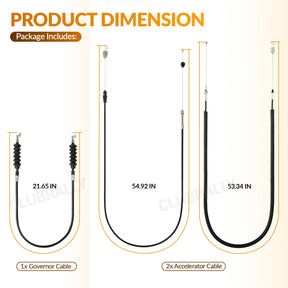 Club Car Precedent 2004-2015 Governor & Accelerator Throttle Cable | Drive-up