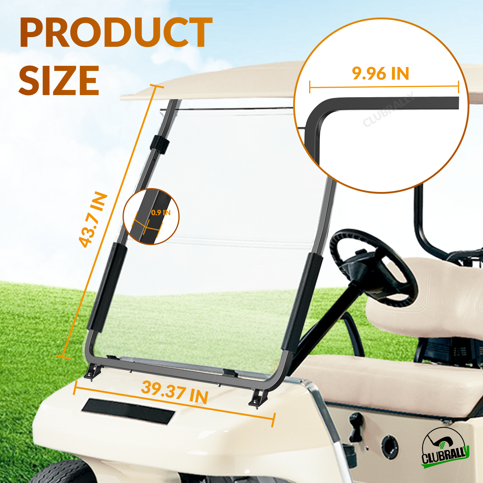 Front Strut Brackets Kit Fits 2000-Up Club Car DS | Drive-up