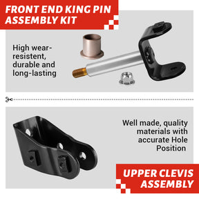 Golf Cart Front End Repair Deluxe Kit for Club Car Precedent 2004-Up Gas and Electric Models