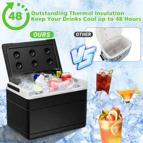 Golf Cart Cooler with Mounting Kit  fit for Club Car Precedent/Tempo/Onward | Drive-up