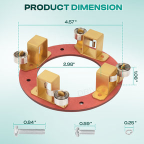 ADC Golf Cart Motor Brushes Plate with Springs for Club Car & EZGO | Drive-up