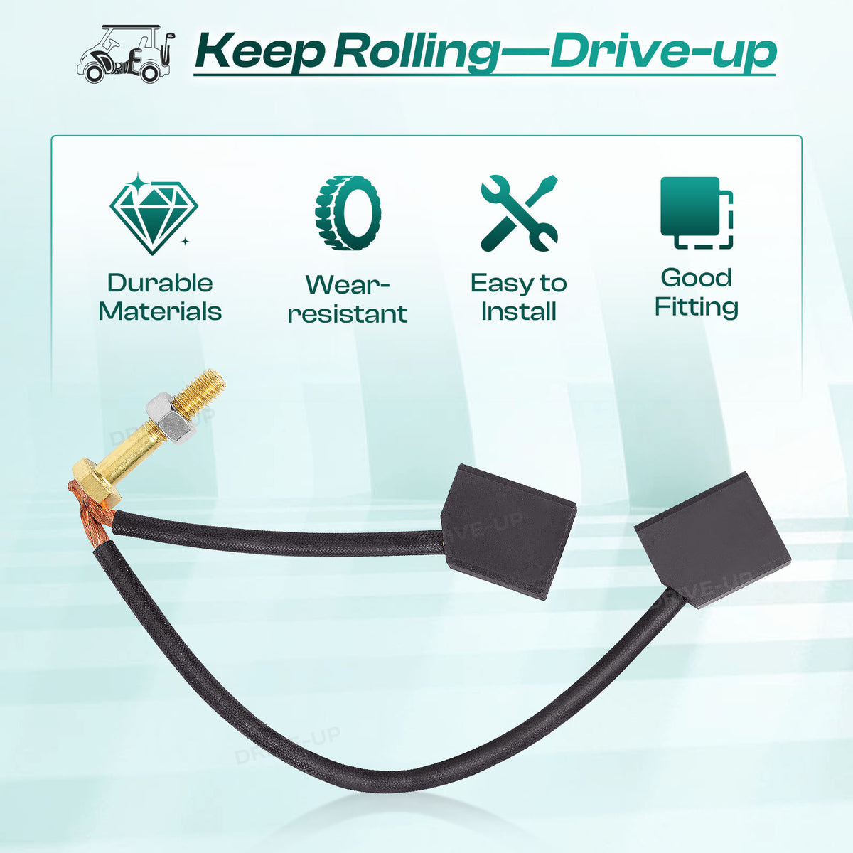 Golf Cart ADC Motor Brush Kit,Fits Club Car EZGO | Drive-up