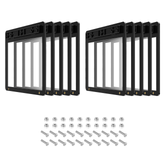 Set of 10 Golf Cart Black Deluxe Message Holder for ClubCar | Drive-up