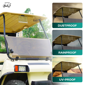 Golf Cart Transparent Hinged Message Holder for Club Car | Drive-up