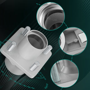 Golf Cart Front Wheel Hub Assembly Suitable for EZGO 1979-2001.5 DCS, Medalist, Marathon, ST 350 and Workhorse, OEM 19058-G2 |Drive-up