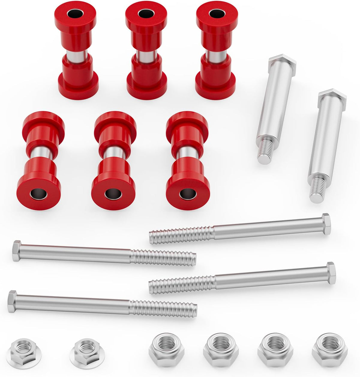 Leaf Spring Bushing Kit for EZGO TXT & PDS, Golf Cart Bushings Kit, OEM 70289G01, 1015583 |Drive-up