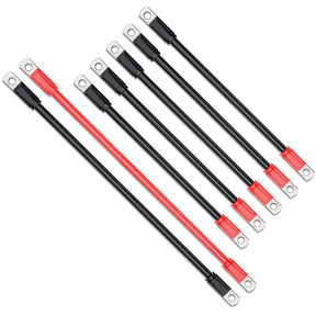 Golf Cart Battery Cables Wiring Kit for EZGO TXT 1994 & UP 36 & 48 Volt with 4 Gauge 7 PC AC/DC Wire Golf Cart Battery Cable Set