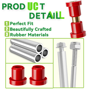 Leaf Spring Bushing Kit for EZGO TXT & PDS, Golf Cart Bushings Kit, OEM 70289G01, 1015583 |Drive-up