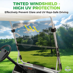 club car ds windshield for golf cart