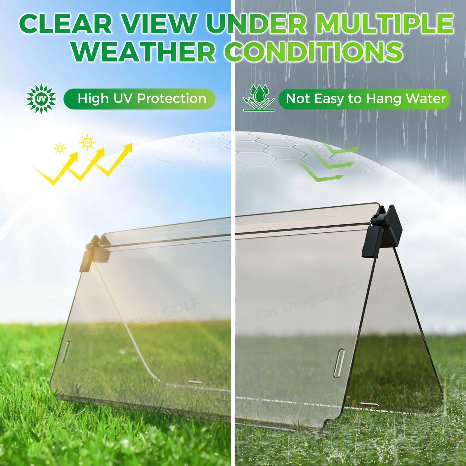 club car ds windshield for golf cart