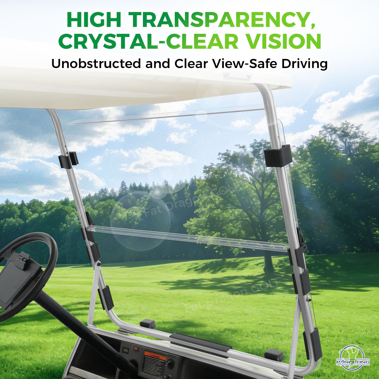club car ds windshield for golf cart