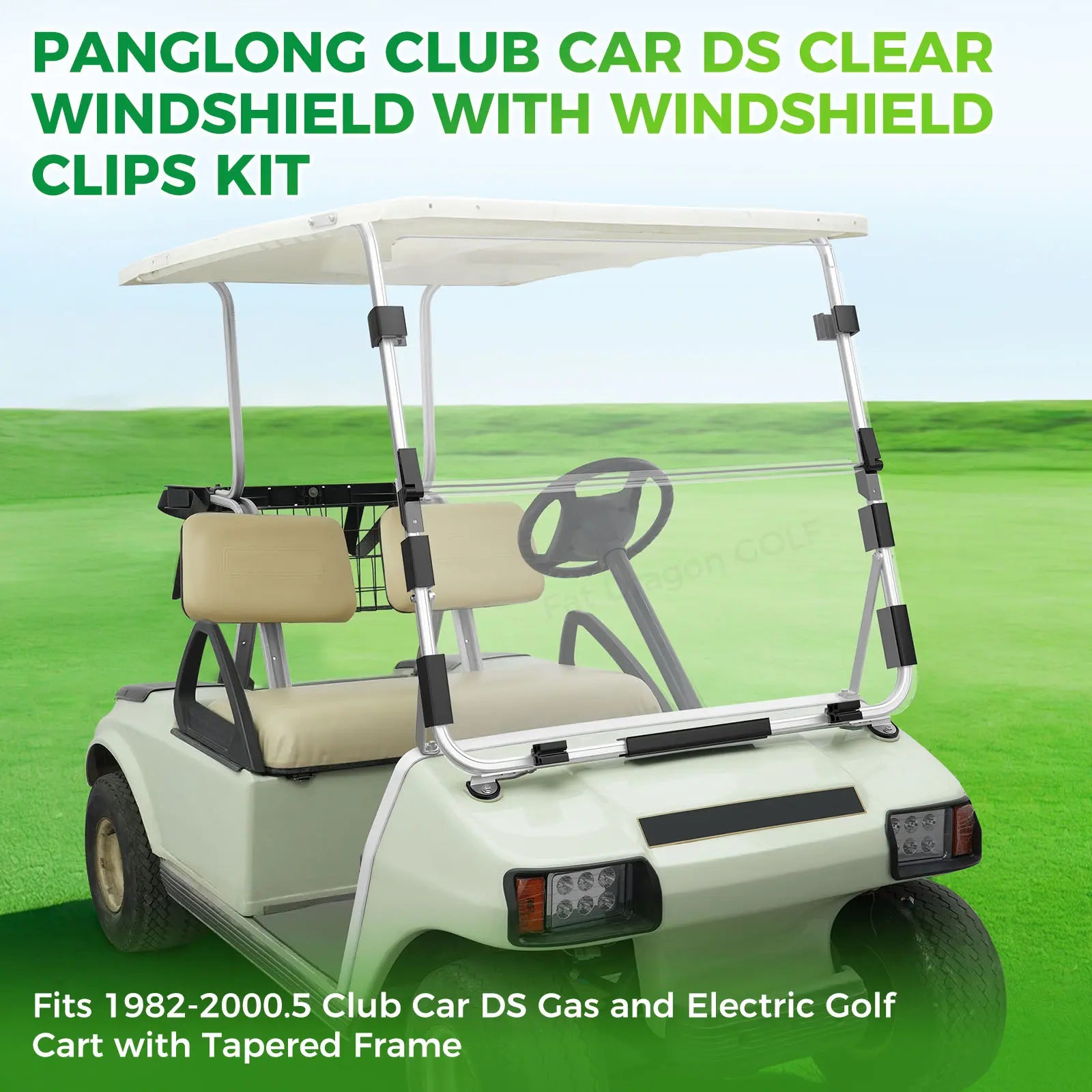 club car ds windshield for golf cart