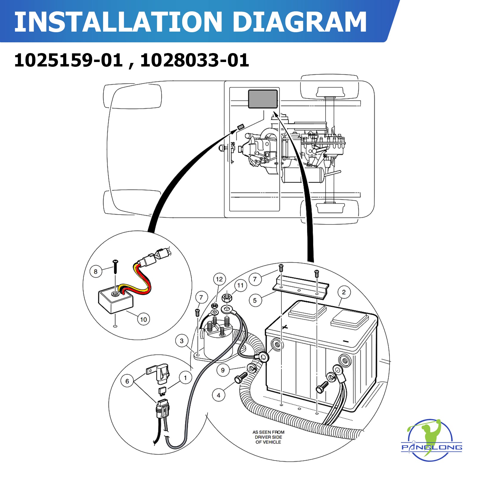 12 Volt Golf Carts Voltage Regulator for Club Car Precedent & Tempo Gas Models | Drive-up
