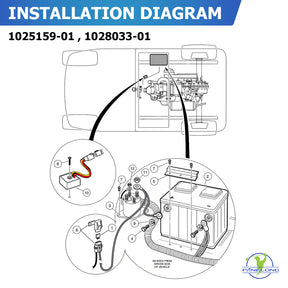 12 Volt Golf Carts Voltage Regulator for Club Car Precedent & Tempo Gas Models | Drive-up