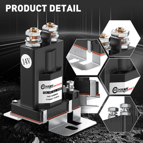 14V 4 Terminal Golf Cart Solenoid for EZGO