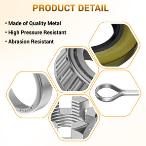 Front Wheel Bearing Hub Rebuild Kit for Club Car DS, Carryall (2 Set) |Drive-up