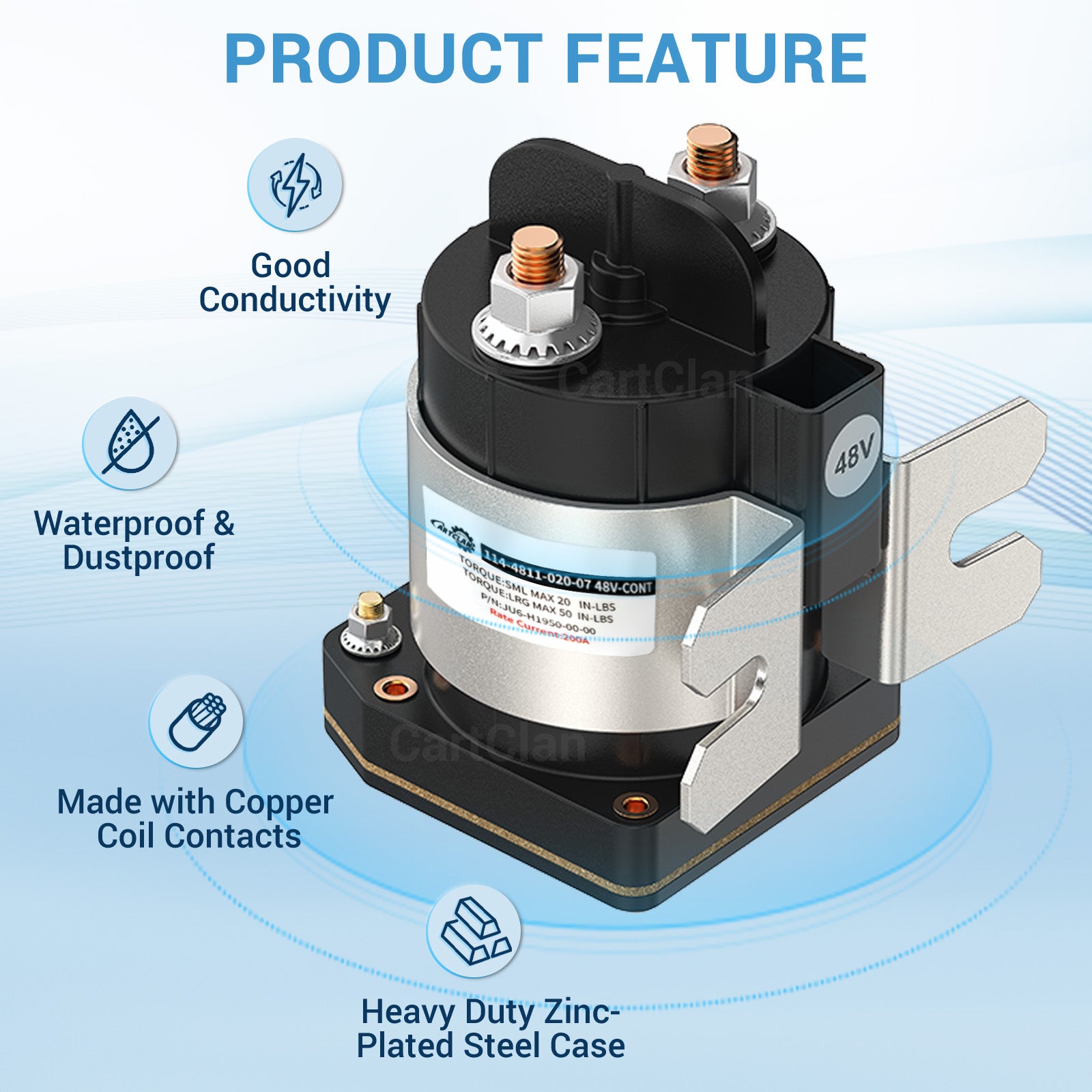 48v golf cart solenoid