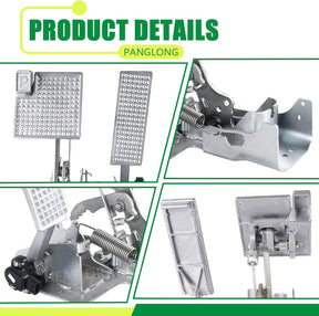 Drive-up 2012-2014 Golf Cart Accelerator and Brake Pedal Assembly with Screws, Suitable for 2012-2014 Yamaha Electric Golf Cart, OEM Reference #JW9-F7850-10, JW9-F7850-11, JW9-F7850-20, JW9-F7850-21