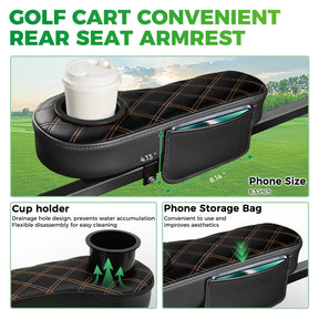 Golf Cart Armrests with Cup Holder