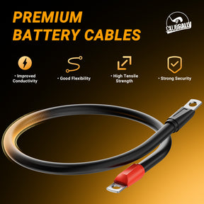 Golf Cart Battery Cable Set, Fit for Club Car Precedent 2004-Up | Drive-up