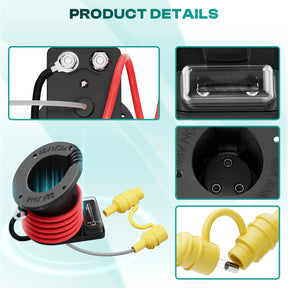 48V Golf Cart Charger Club Car DS Charger Receptacle Plug |Drive-up