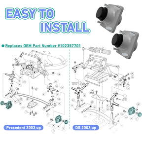 Drive-up Golf Cart Front Wheel Hub Assembly, Club Car Front Wheel Hub with Bearings Oil Dust Seal for Club Car Precedent and DS 2003-Up and Tempo 2018-Up Gas or Electric Golf Carts, OEM 102357701