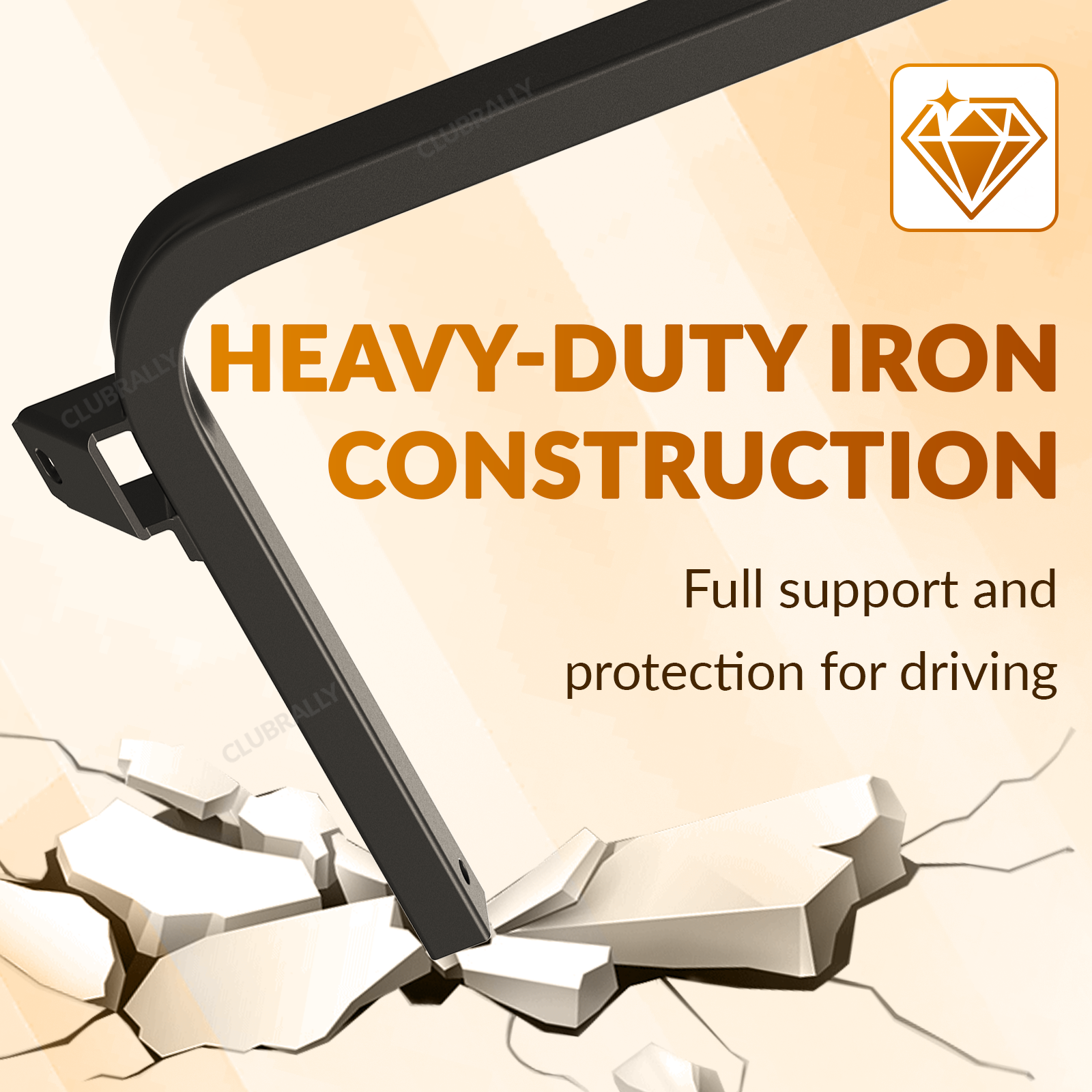 Front Strut Brackets Kit Fits 2000-Up Club Car DS | Drive-up