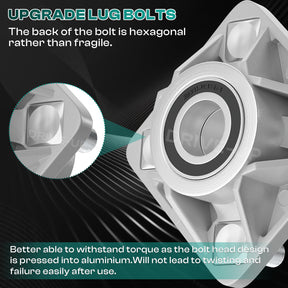 Golf Cart Front Wheel Hub Assembly with Hub Bearing Fits EZGO RXV(2Pcs) |Drive-up