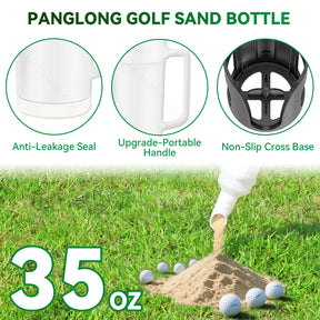 Universial Golf Cart Sand Bottle with Handle - 2PCS | Drive up