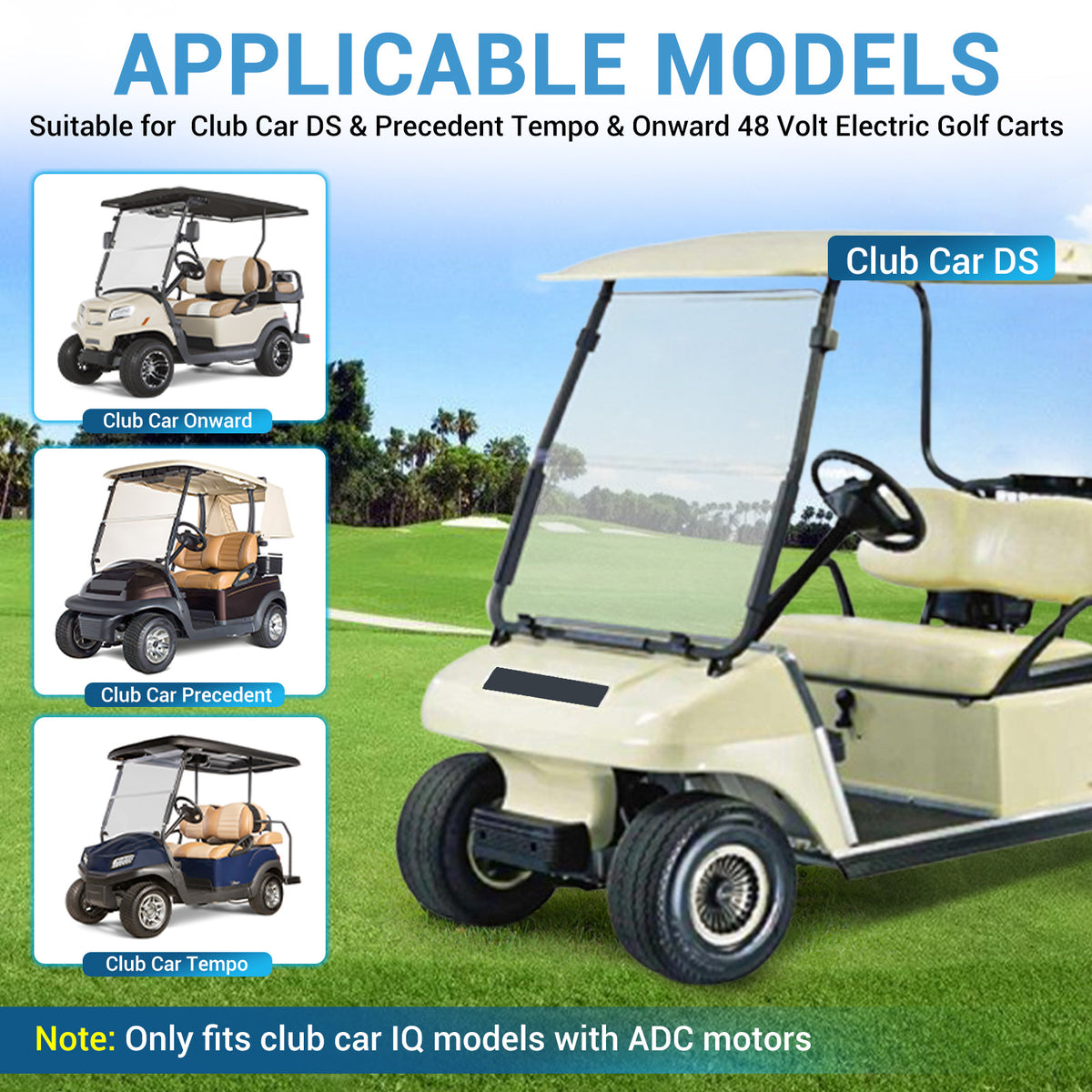 Golf Cart IQ High Speed Magnet Fit for Club Car | Drive up