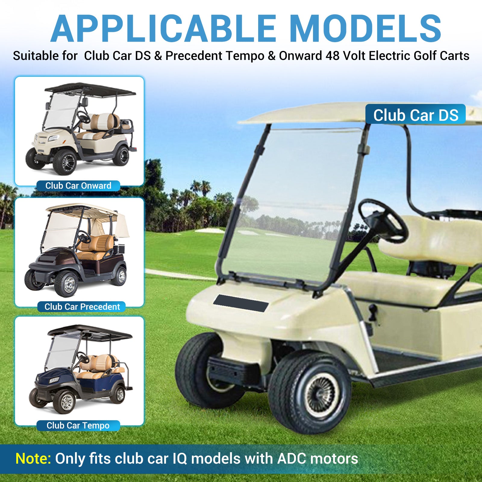 Golf Cart IQ High Speed Magnet Fit for Club Car | Drive up