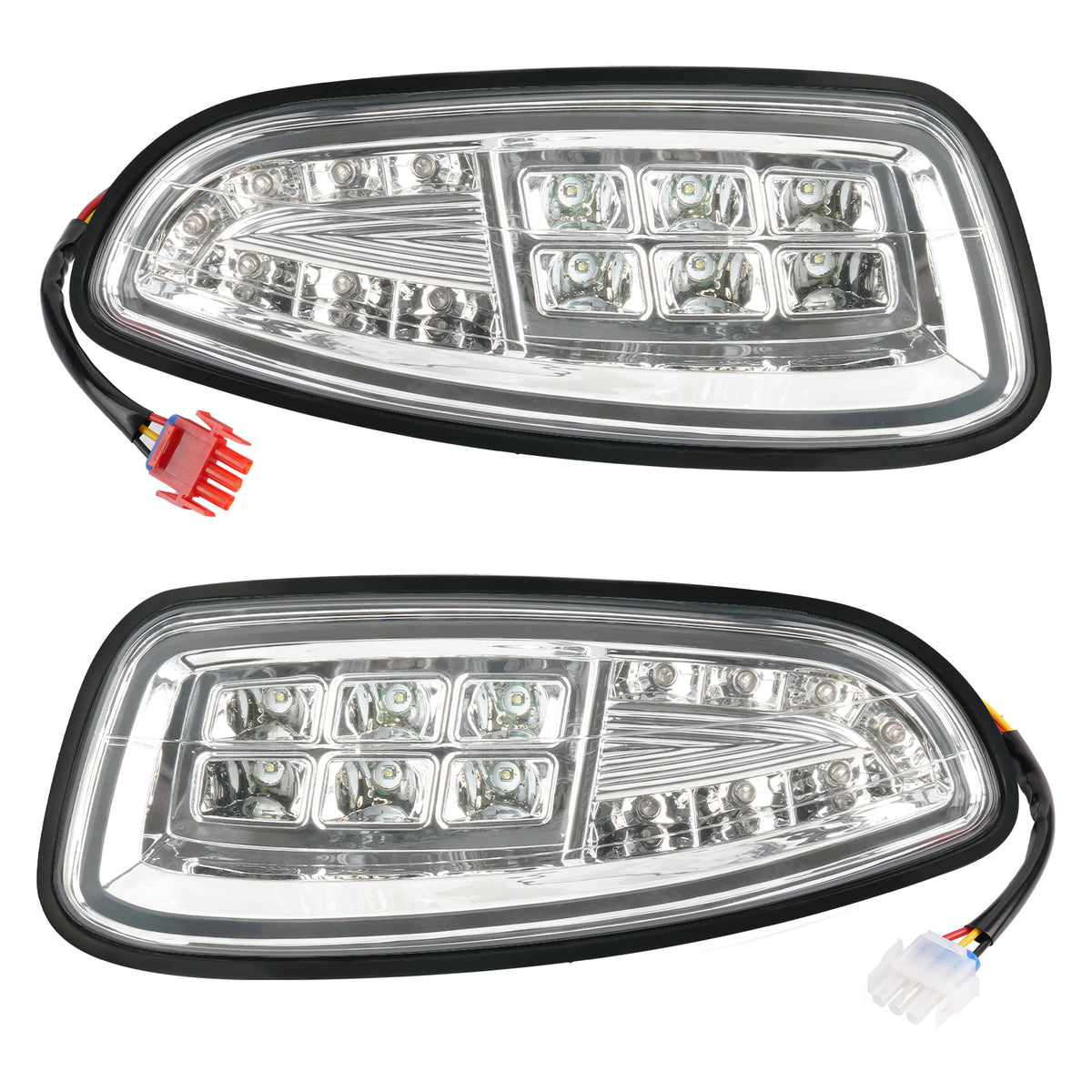 Golf Cart LED Headlights For EZGO RXV 2008-2015 G&E Models, OEM 607439-1, 607438-1 |Drive-up