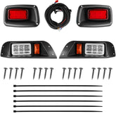 Basic Complete LED Light Kit for EZGO TXT Gas&Electric Golf Cart Headlights&Tail Lights