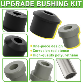 Drive-up Golf Cart Heavy Duty Dual Action Rear Leaf Spring Kit for EZGO RXV 2008-Up, Replaces OEM 604494