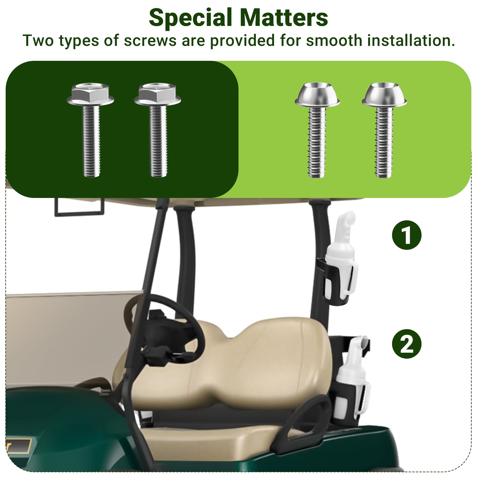 Golf Cart Sand Bottle for Club Car Precedent 1 PCS | Drive-up