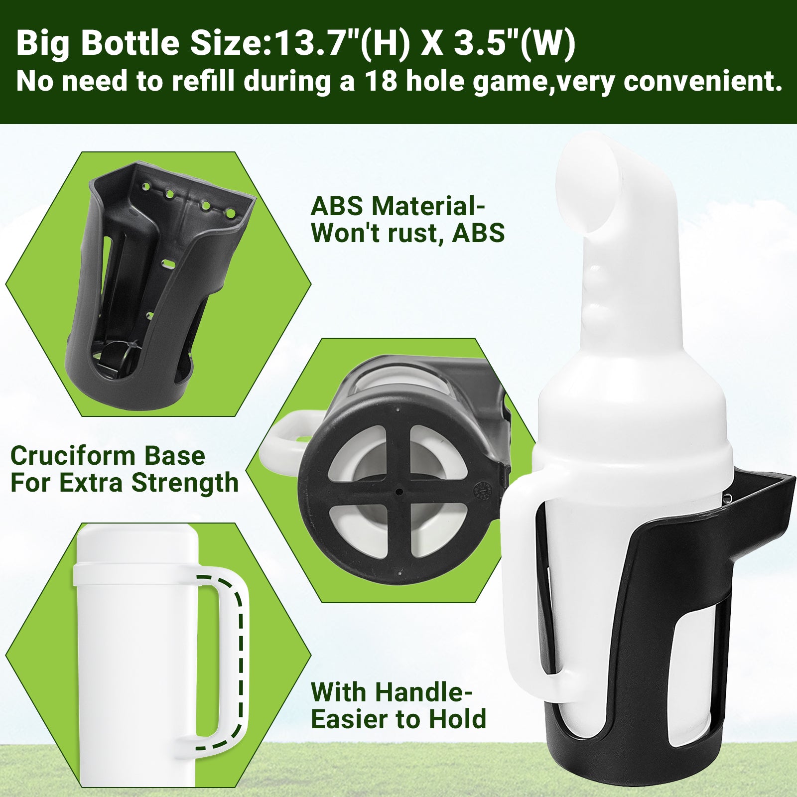 Golf Cart Sand Bottle for Club Car Precedent 1 PCS | Drive-up