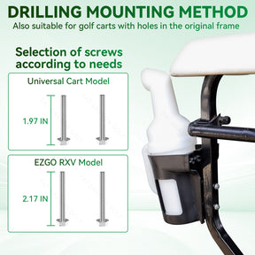 Universial Golf Cart Sand Bottle with Handle - 1 PCS | Drive up