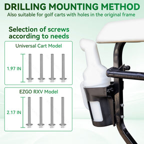 Universial Golf Cart Sand Bottle with Handle - 2PCS | Drive up
