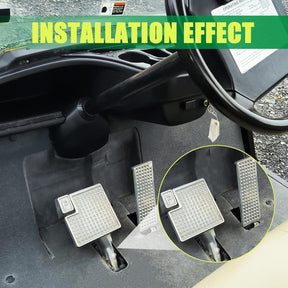 Drive-up 2012-2014 Golf Cart Accelerator and Brake Pedal Assembly with Screws, Suitable for 2012-2014 Yamaha Electric Golf Cart, OEM Reference #JW9-F7850-10, JW9-F7850-11, JW9-F7850-20, JW9-F7850-21