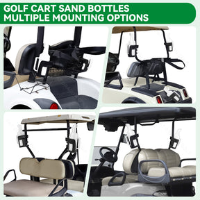 Universial Golf Cart Sand Bottle with Handle - 2PCS | Drive up