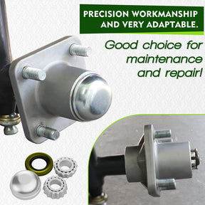 Golf Carts DS Aluminum Front Hub and Bearing Fit 1981-2003 Club Car DS, OEM #1011892 |Drive-up