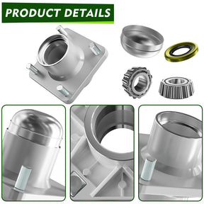 Golf Carts DS Aluminum Front Hub and Bearing Fit 1981-2003 Club Car DS, OEM #1011892 |Drive-up