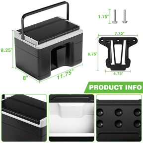 Golf Cart Cooler with Mounting Kit  fit for Club Car Precedent/Tempo/Onward | Drive-up