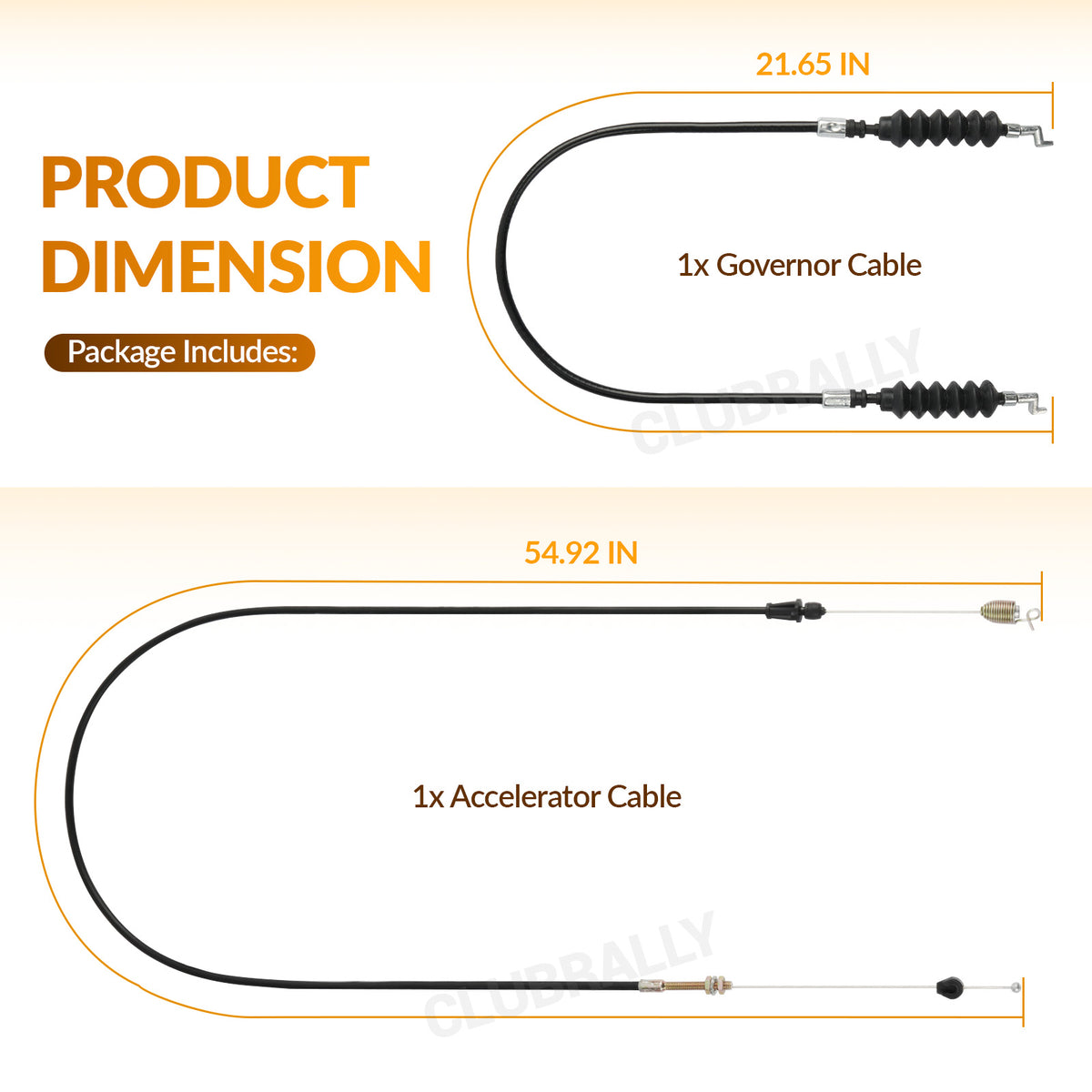 Club Car Precedent 2011-2015 Governor & Accelerator Throttle Cable | Drive-up