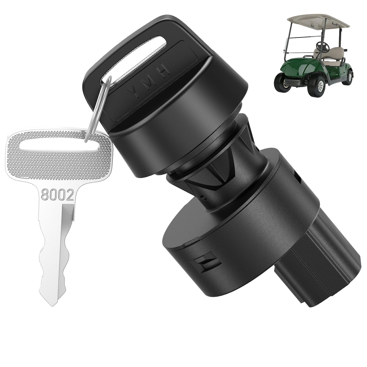 Key Switch Assembly 3 Position On/Off Replacement Ignition Switch for Yamaha | Drive-up