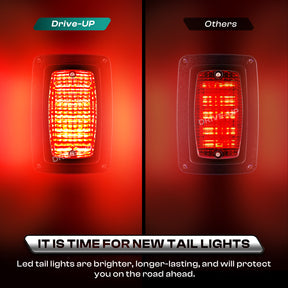 LED Tail Light Kit for Club Car DS 1982-Up Golf Cart with 3 Wire Club Car Taillights |Drive-up