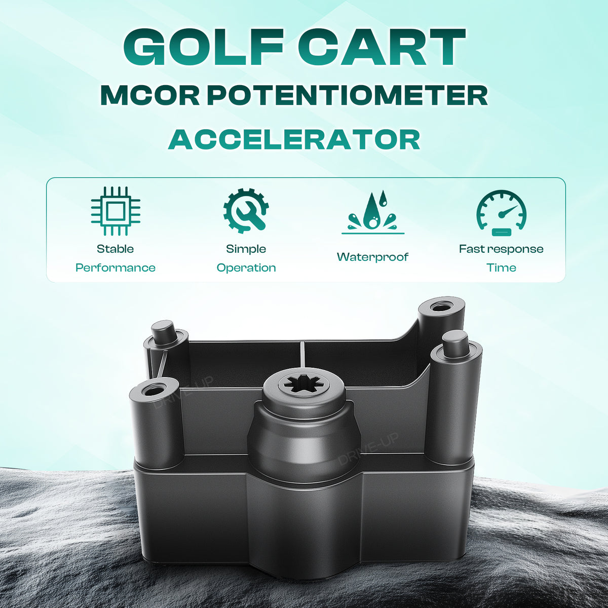 Club Car DS MCOR Potentiometer Accelerator, MCOR Motor Controller for Golf Cart Electric 2001-2011 Golf Cart |Drive-up