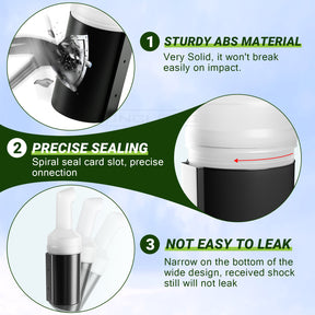 Drive-up Golf Cart No-Drilling Sand Bottle, Divot Filler Sand Bottle for EZGO Club Car Yamaha, Large Capacity with Rattle Proof Holder