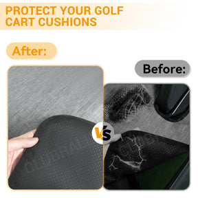 Golf Cart Seat Cover, Breathable Universal Golf Cart Blanket for Club Car, EZGO with Armrests, Sandwich Fabric- Gray |Drive-up