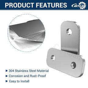 Golf Cart Rear Lugs 2 Hole Locking Plate for Club Car Precedent, Tempo, Onward, Set of 4 |Drive-up